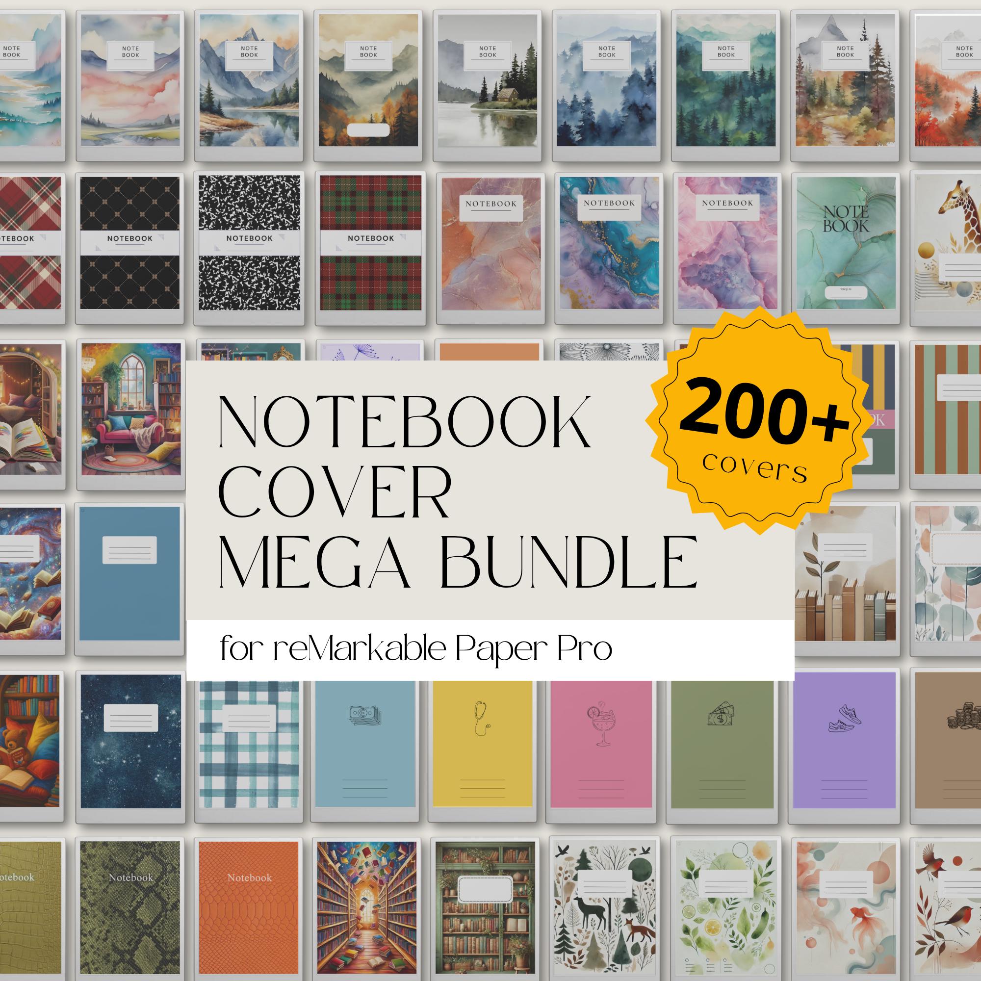 Ultimate Notebook Cover Bundle for reMarkable Paper Pro: 200+ Digital ...