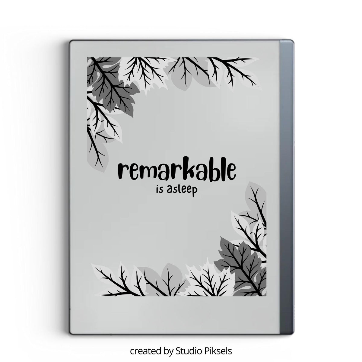Remarkable 2 Sleep Screen Cover with Fall Design