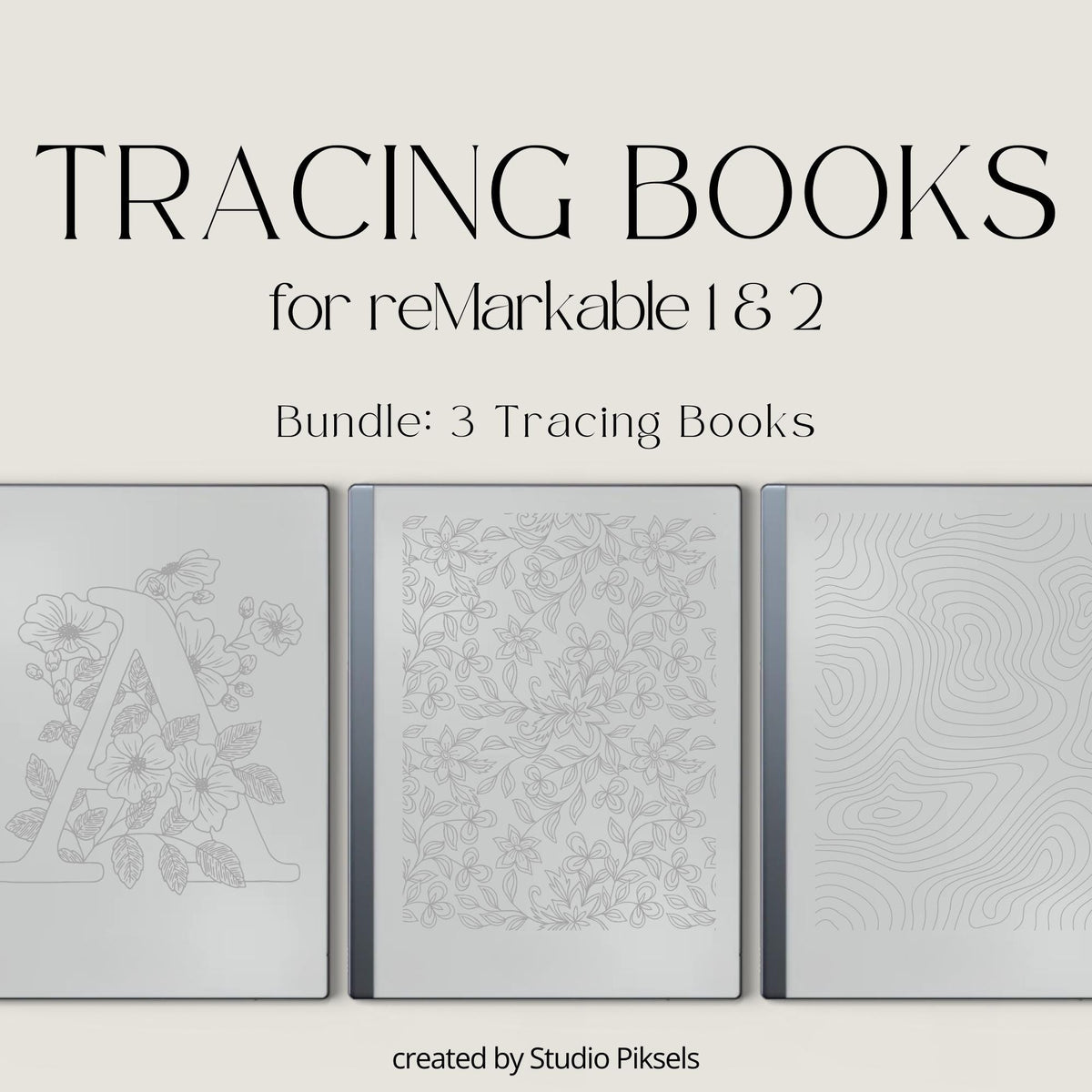 Tracing Book Bundle for reMarkable 2