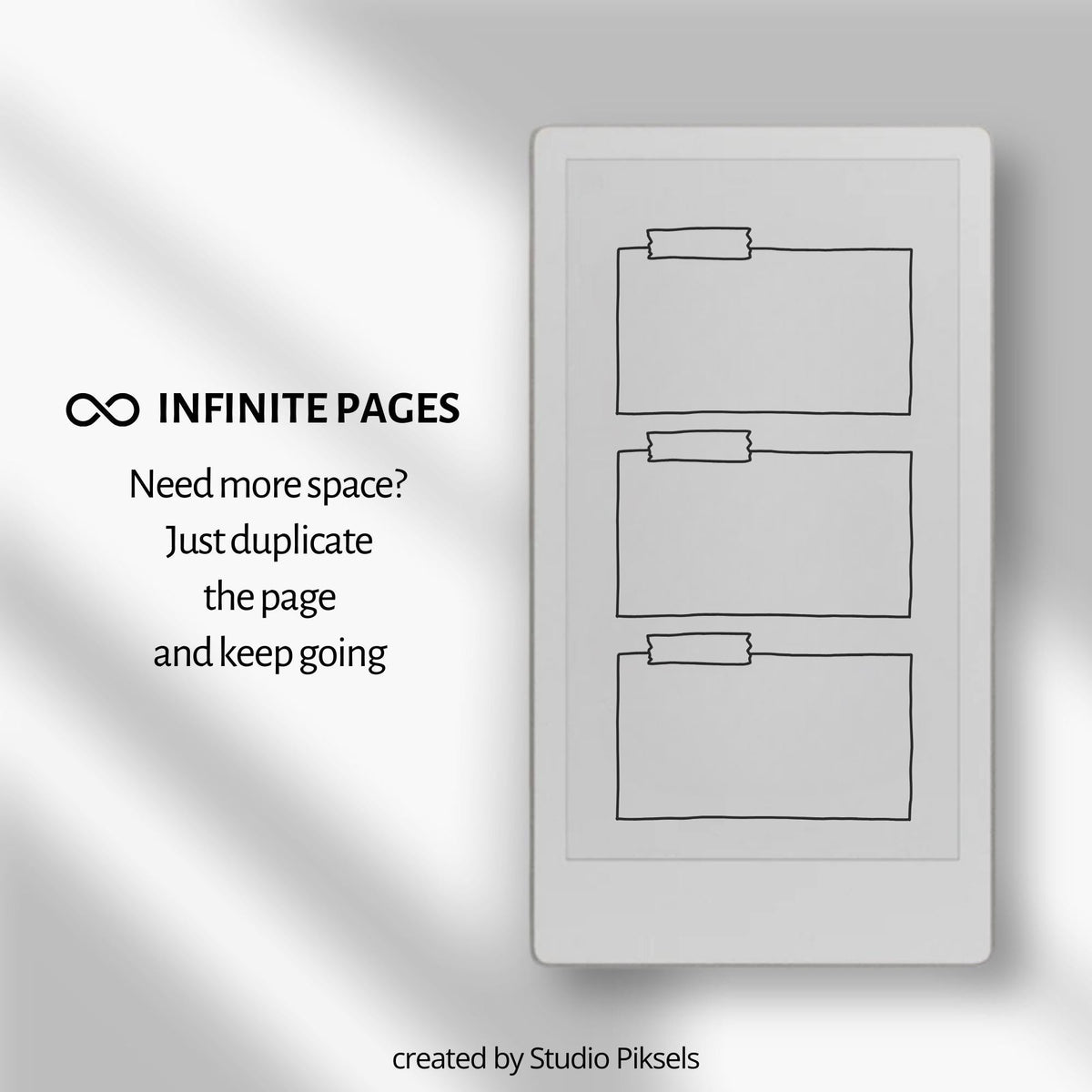Doodle Sticky Notes bundle for reMarkable Paper Pro Move featuring six digital memo notebooks with reusable doodle, checklist, and sticky note layouts.