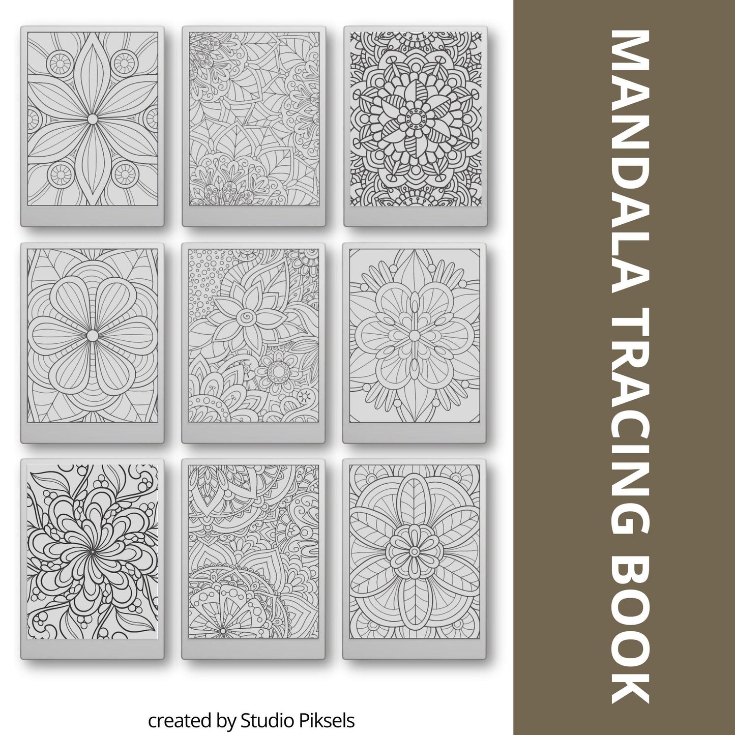 Mandala Tracing Book for reMarkable Paper Pro, reMarkable 1 & 2 with 60 Relaxing Tracing Pages