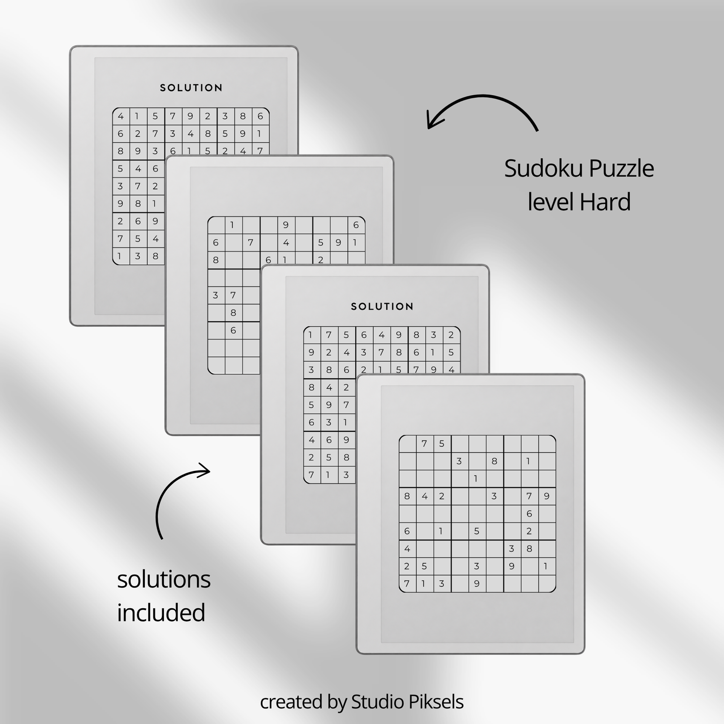 Sudoku Puzzle Bundle for reMarkable Paper Pure