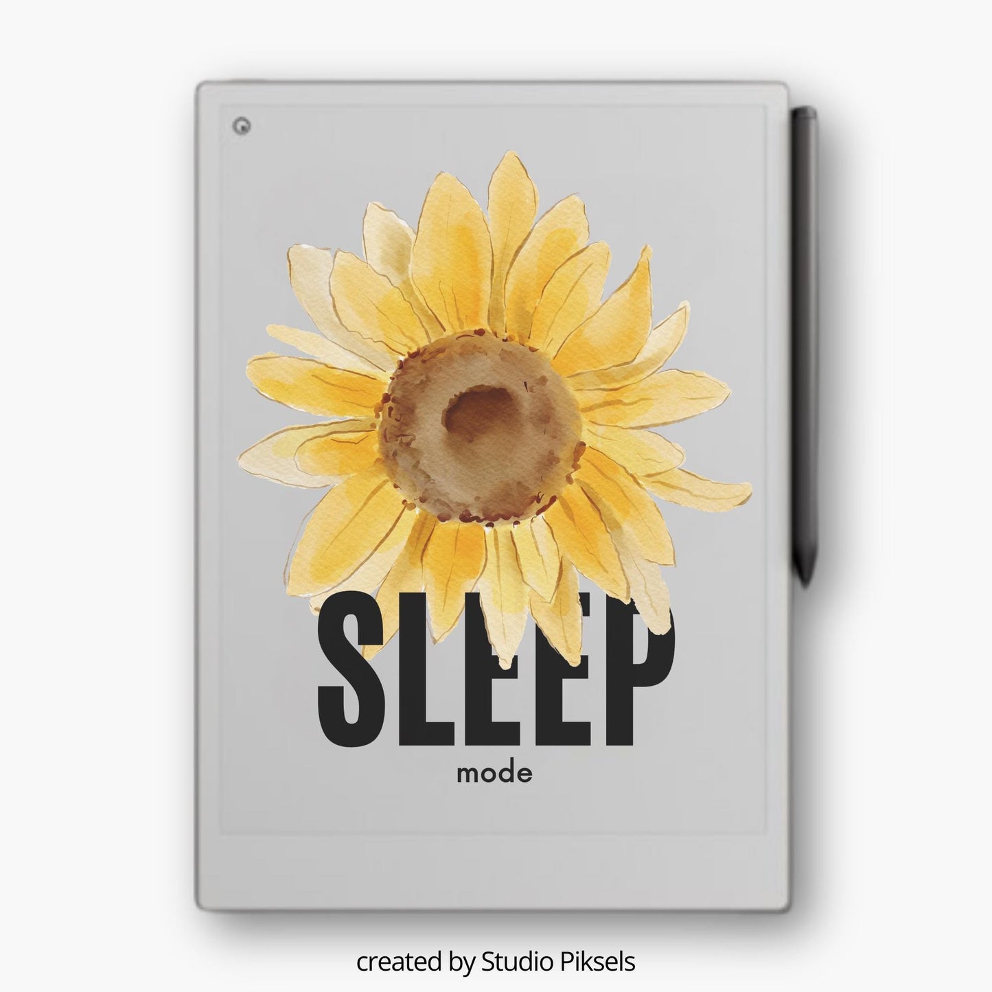Sleep Screen for reMarkable With Sunflower