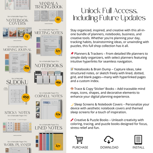 Full Shop Access for reMarkable Paper Pro Collection