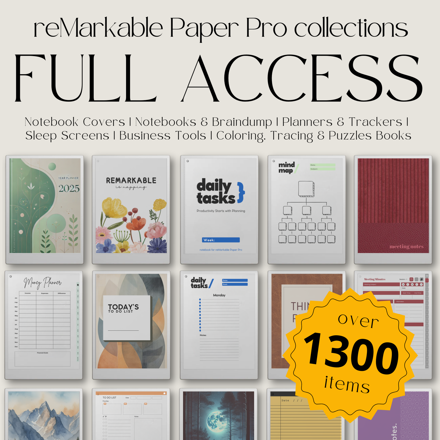 Full Shop Access for reMarkable Paper Pro Collection