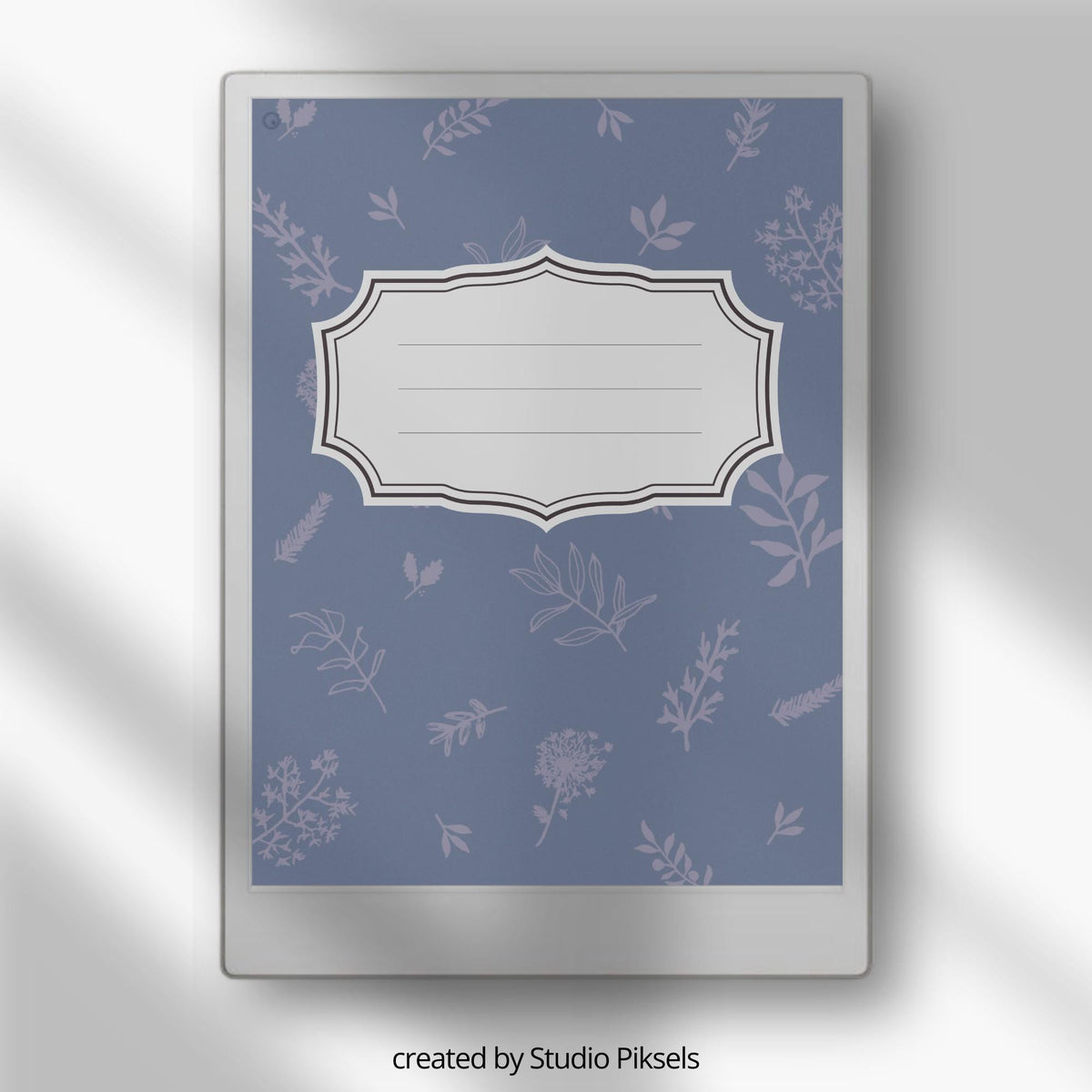 Organize your digital notebooks with this Minimalist Botanical Notebook Cover Bundle designed for reMarkable Paper Pro and other reMarkable devices. This collection includes 12 soft botanical notebook covers featuring delicate floral patterns, neutral tones, and elegant layouts for a clean and calming digital workspace.