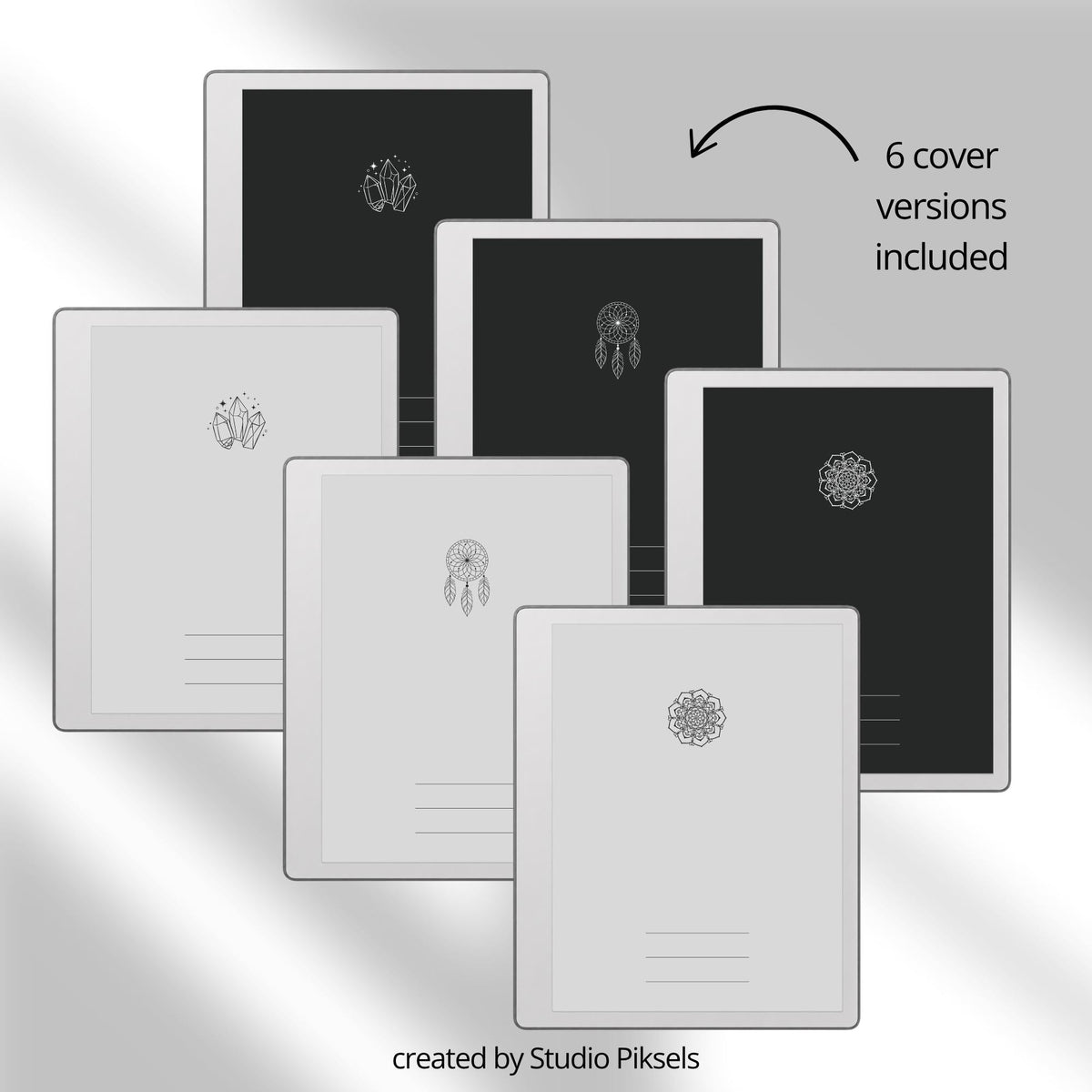 Legal Pad Paper Notebook with Custom Index for reMarkable Paper Pure