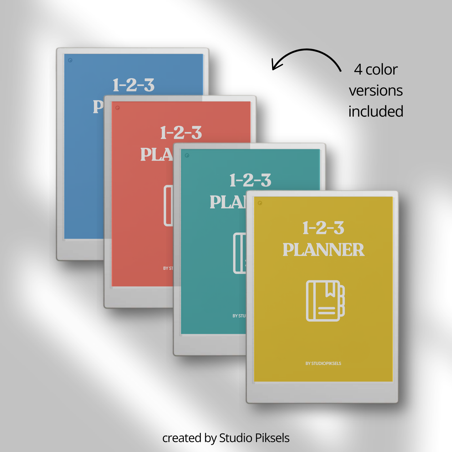 1-2-3 Focus Planner for reMarkable Paper Pro
