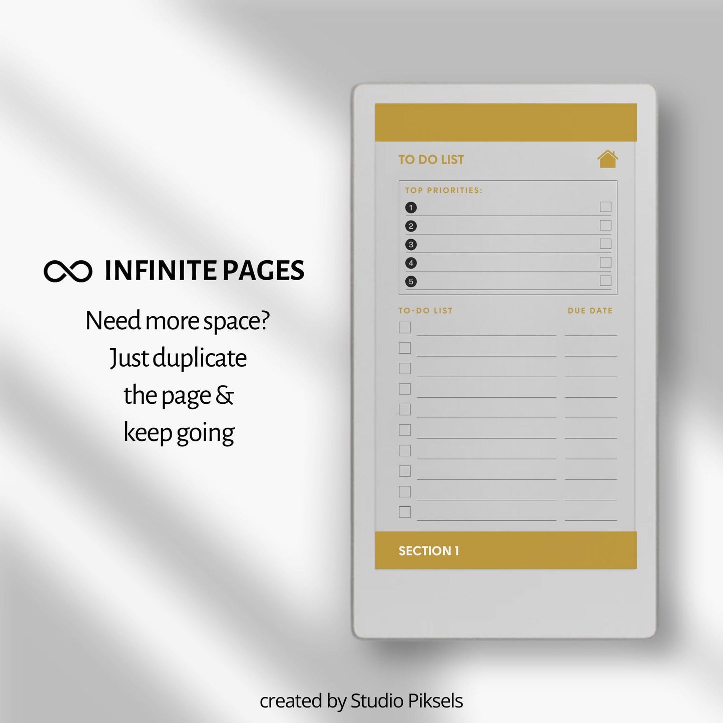 To Do List Notebooks for reMarkable Paper Pro Move