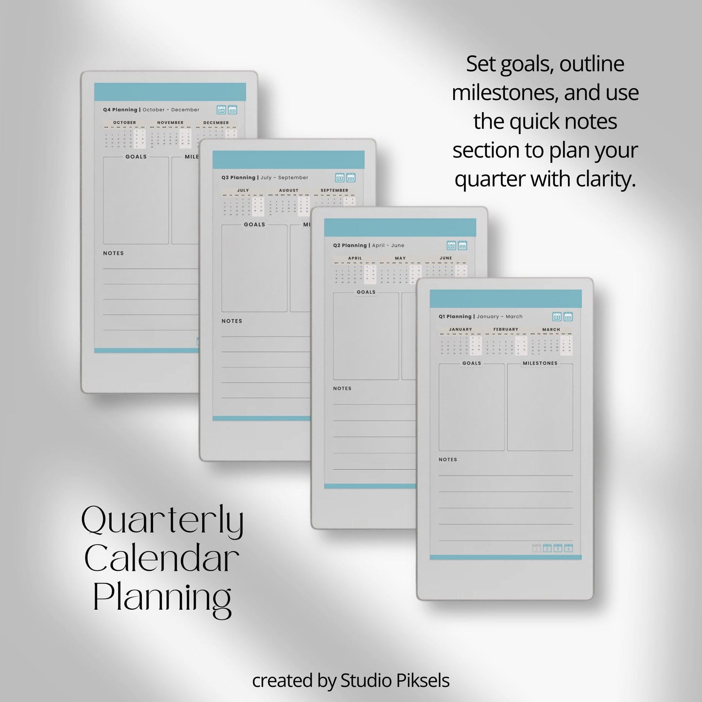 2026 hyperlinked planner for reMarkable Paper Pro Move with weekly and monthly planning pages.