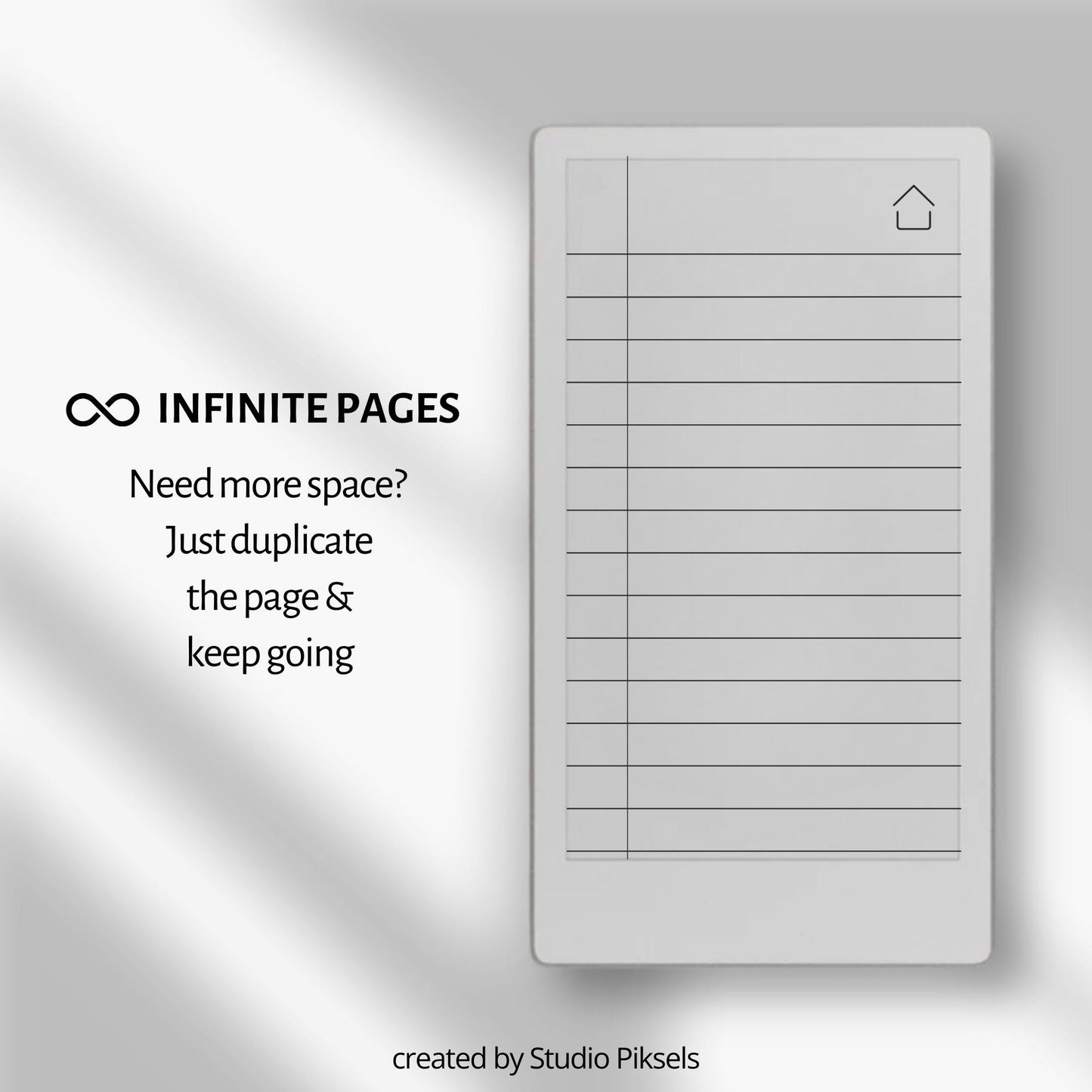 2026 and 2027 weekly planners for reMarkable Paper Pro Move with hyperlinked Sunday start layouts.