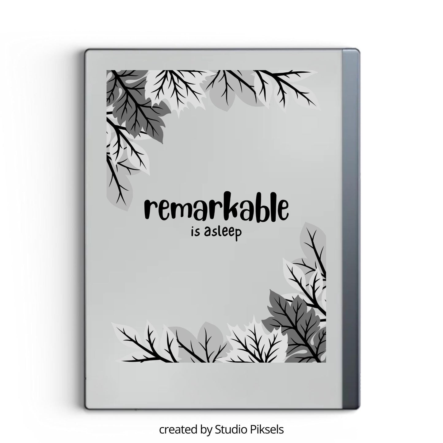 Remarkable 2 Sleep Screen Cover with Fall Design
