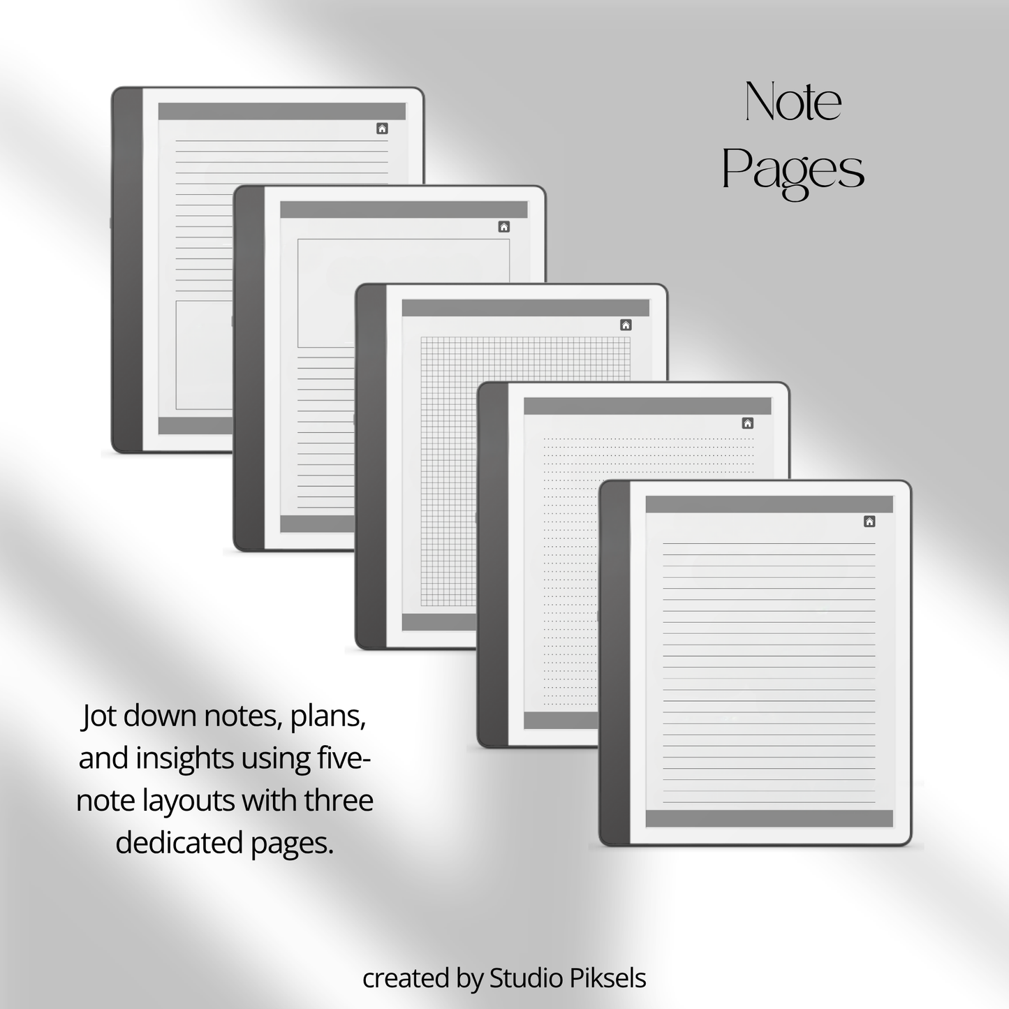 30-Day Bible Study Journal for Kindle Scribe featuring daily SOAP Bible study, devotional journal pages, prayer notes, and monochrome hyperlinked PDF layouts.