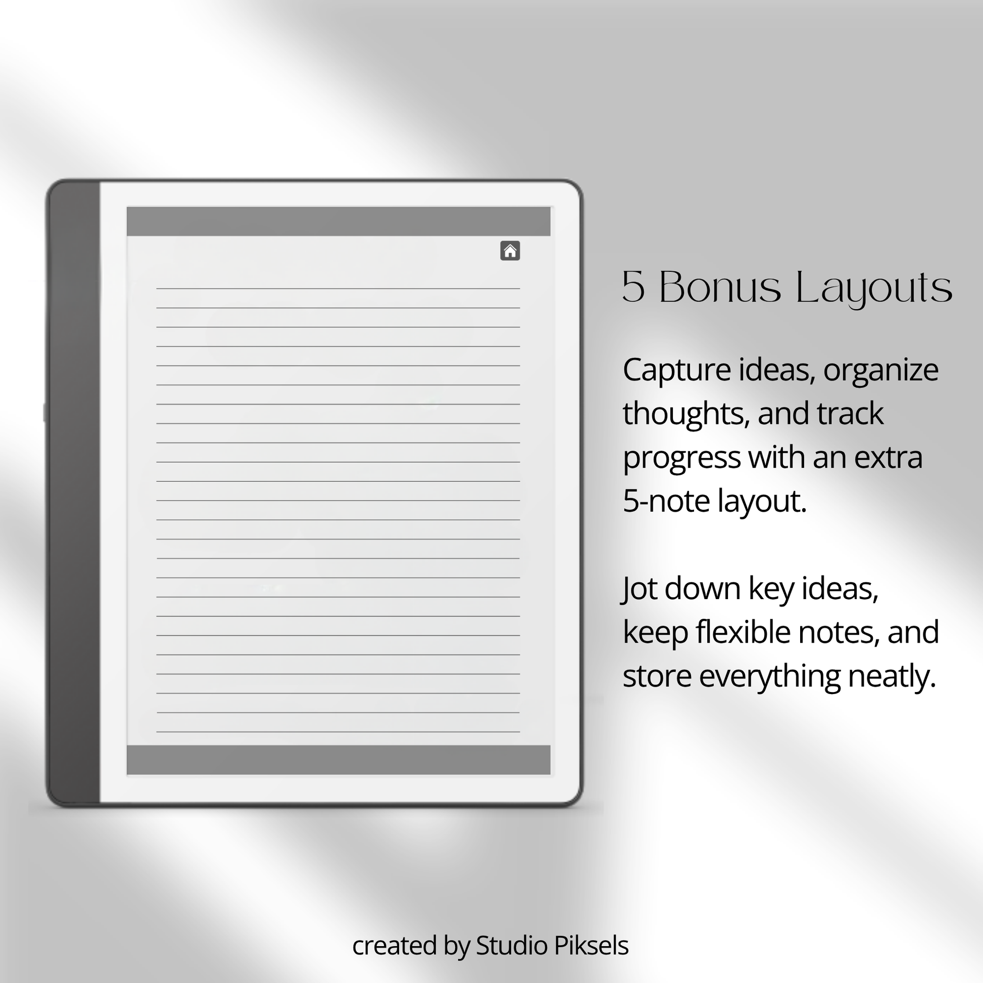 30-Day Bible Study Journal for Kindle Scribe featuring daily SOAP Bible study, devotional journal pages, prayer notes, and monochrome hyperlinked PDF layouts.
