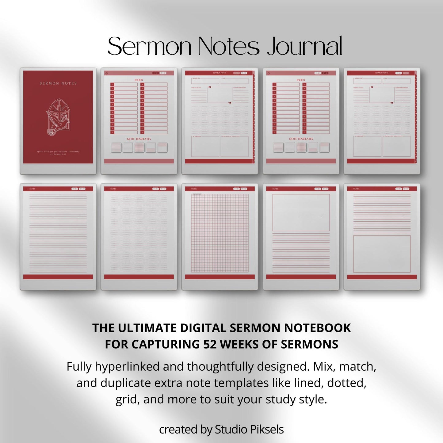 Bible Study Bundle for reMarkable Paper Pro
