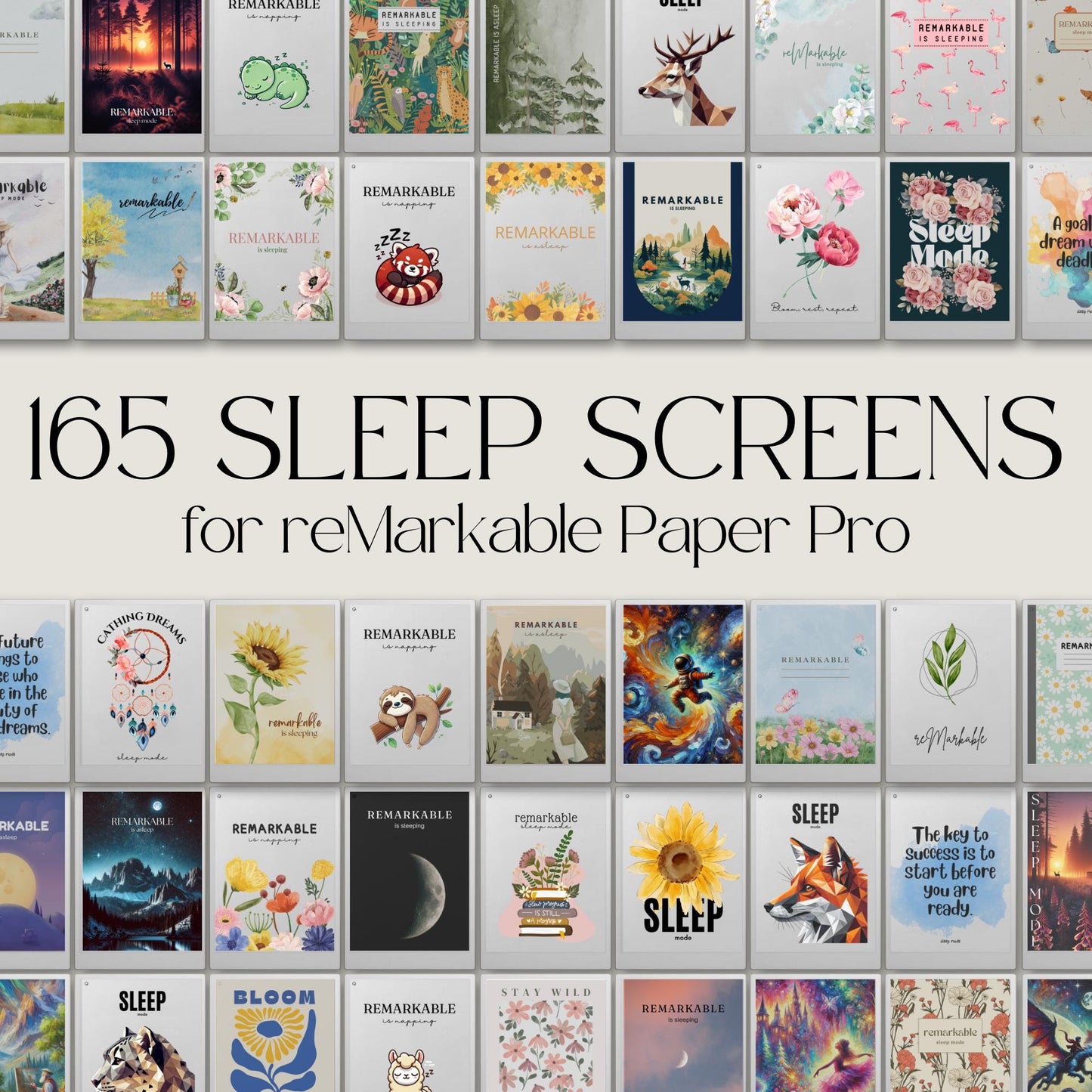 Ultimate Sleep Screen Bundle for reMarkable Paper Pro