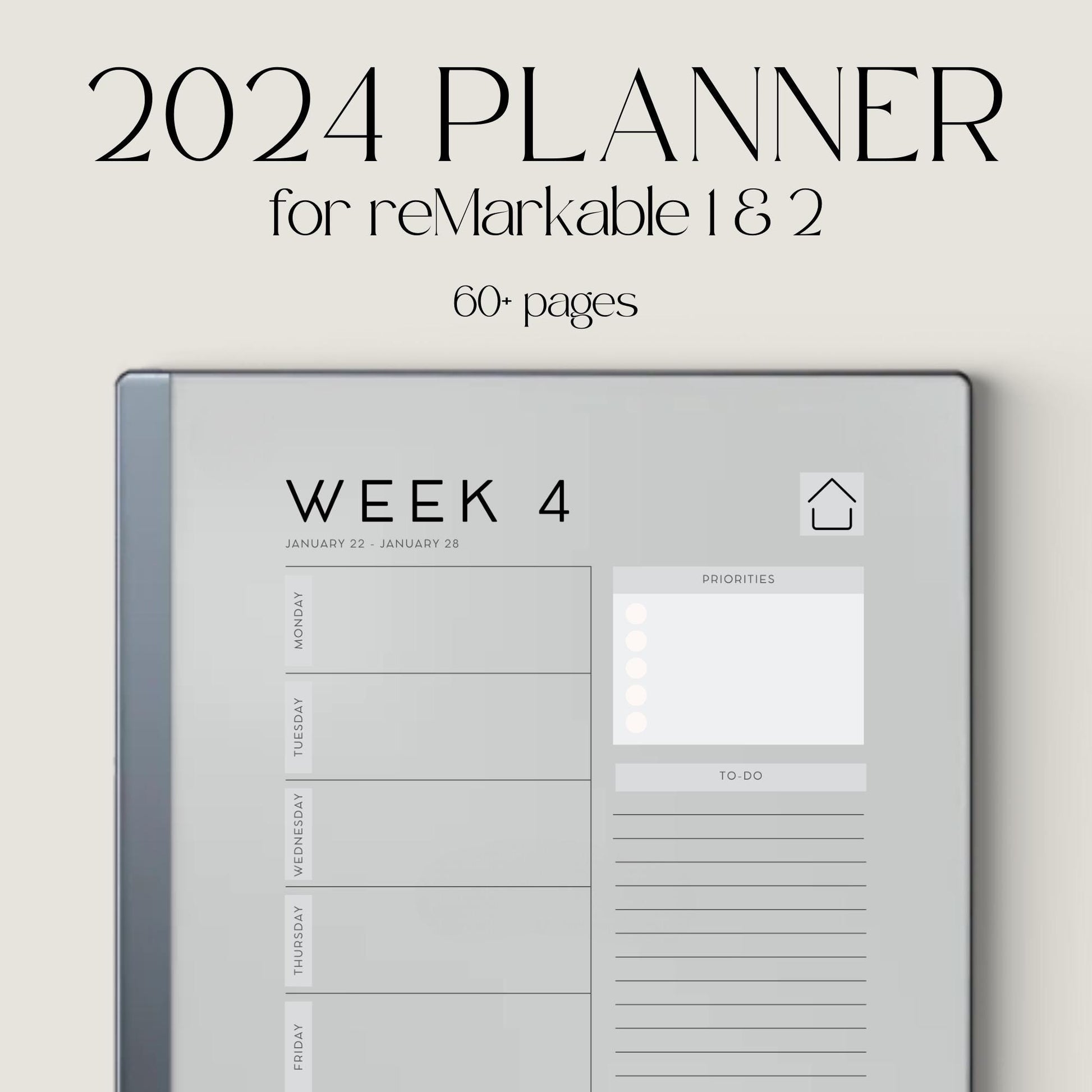 2024 Planner for reMarkable