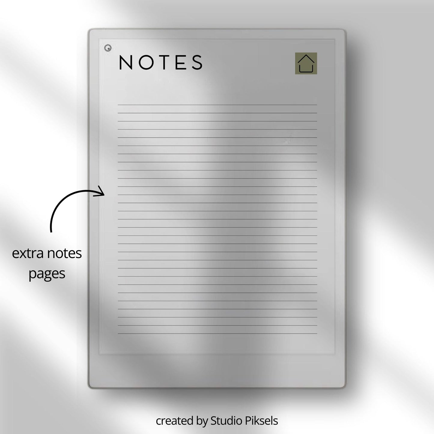Plan weekly meals using a hyperlinked meal planner on reMarkable Paper Pro.