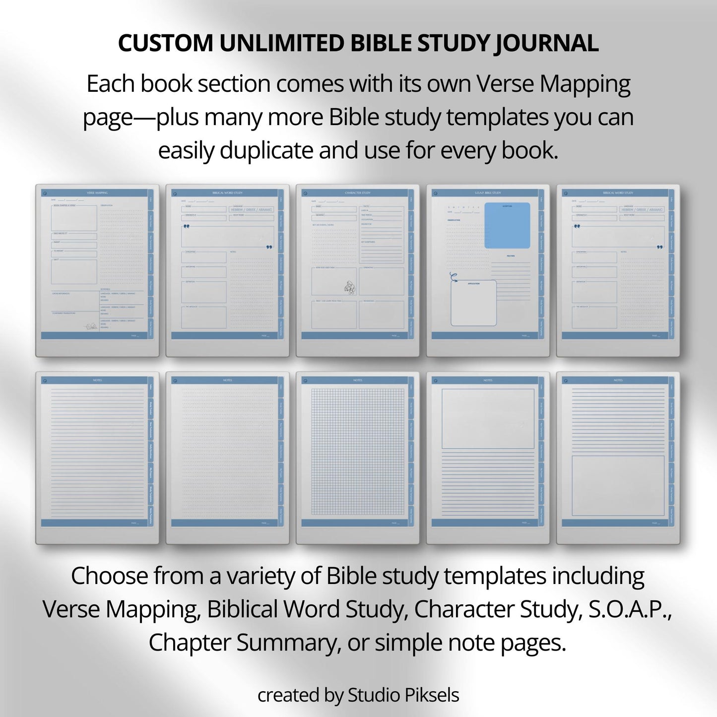 Bible Study Bundle for reMarkable Paper Pro