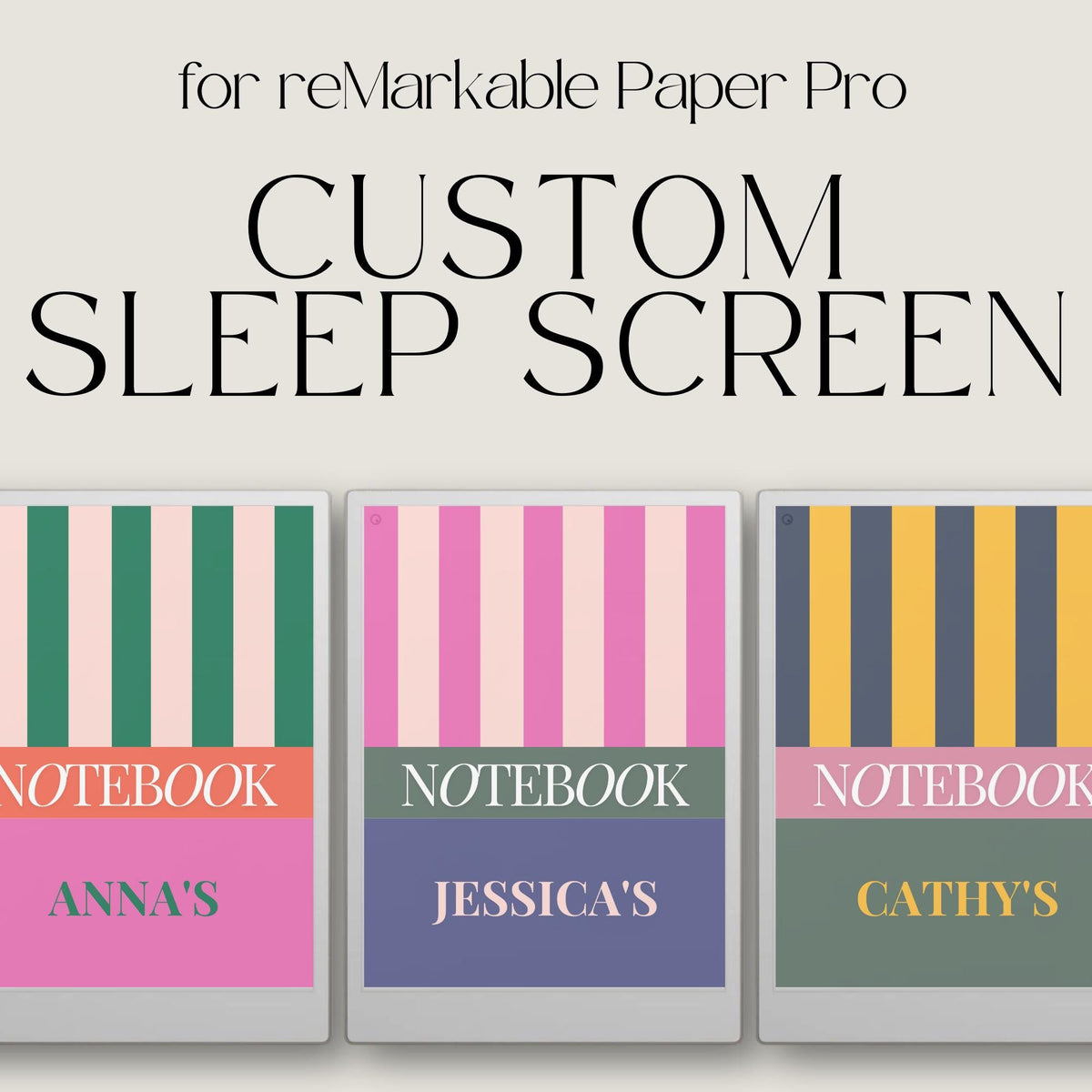 Custom Sleep Screen for reMarkable Paper Pro