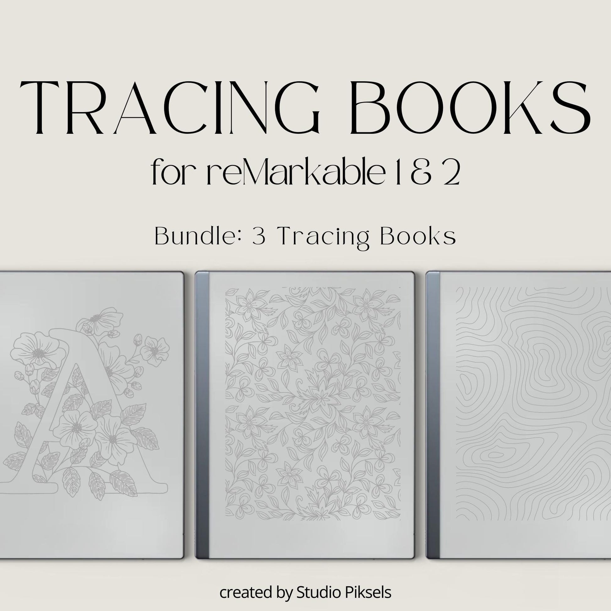 Tracing Book Bundle for reMarkable 2
