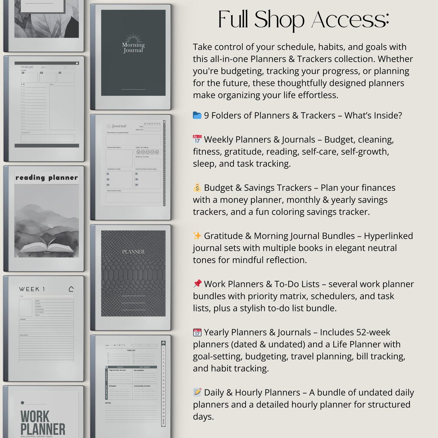 Full Shop Access for reMarkable 2 Collection