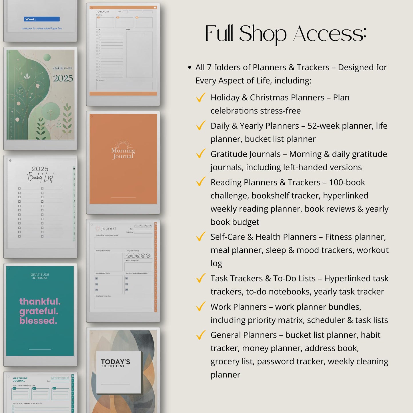 Full Shop Access for reMarkable Paper Pro Collection