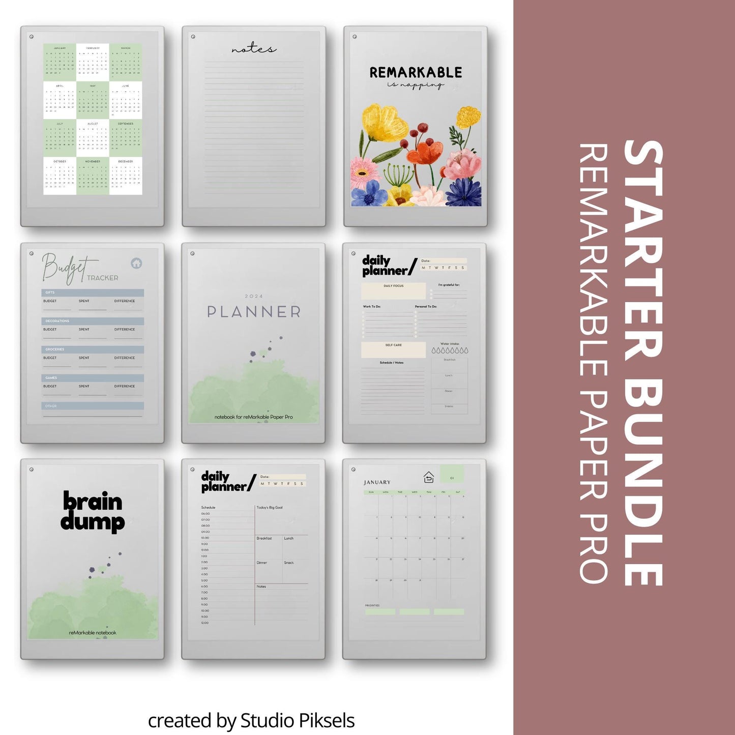 Starter Bundle for reMarkable Paper Pro