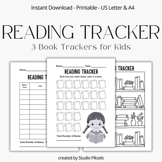 Reading Tracker for Kids PDF