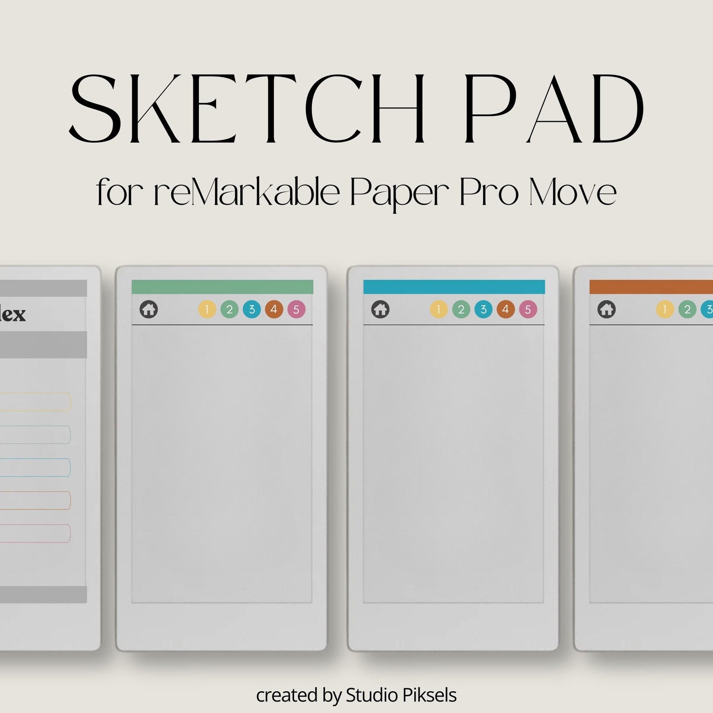 Sketch Pad for reMarkable Paper Pro Move
