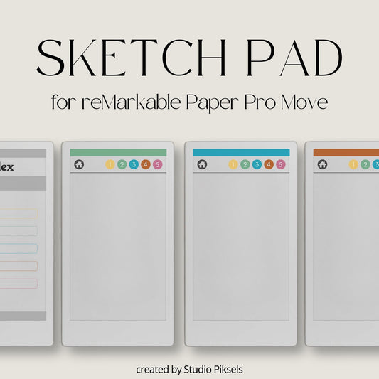 Sketch Pad for reMarkable Paper Pro Move