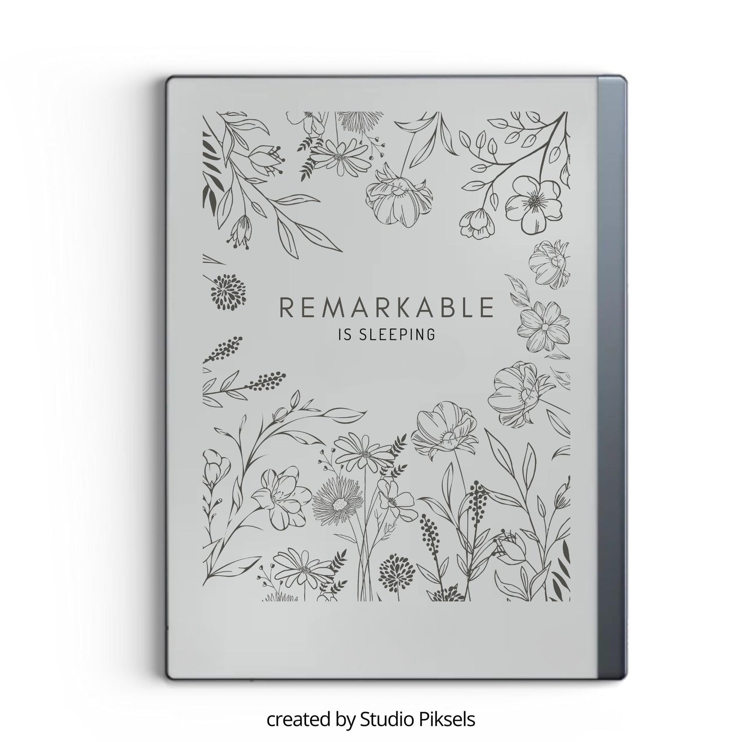 Flower Sleep Screen Bundle for reMarkable 2