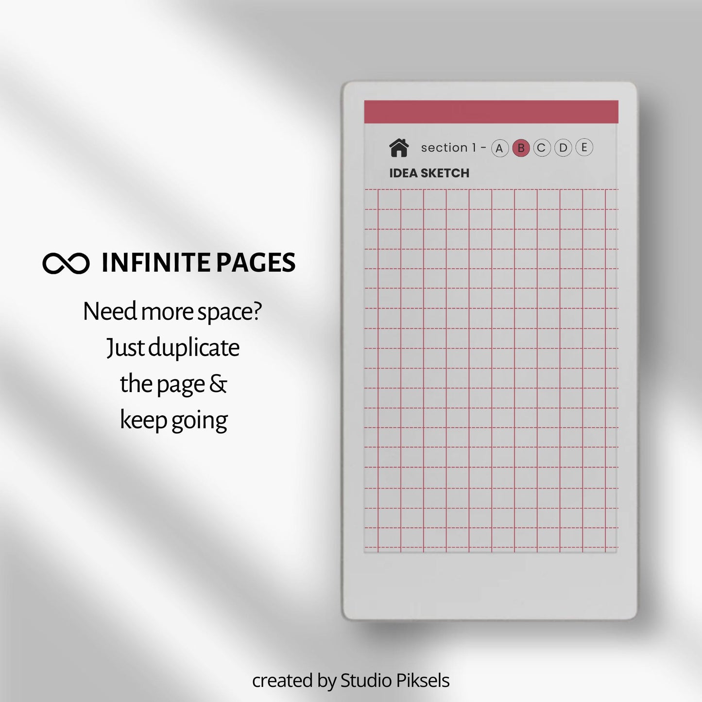 Project Planner for reMarkable Paper Pro Move
