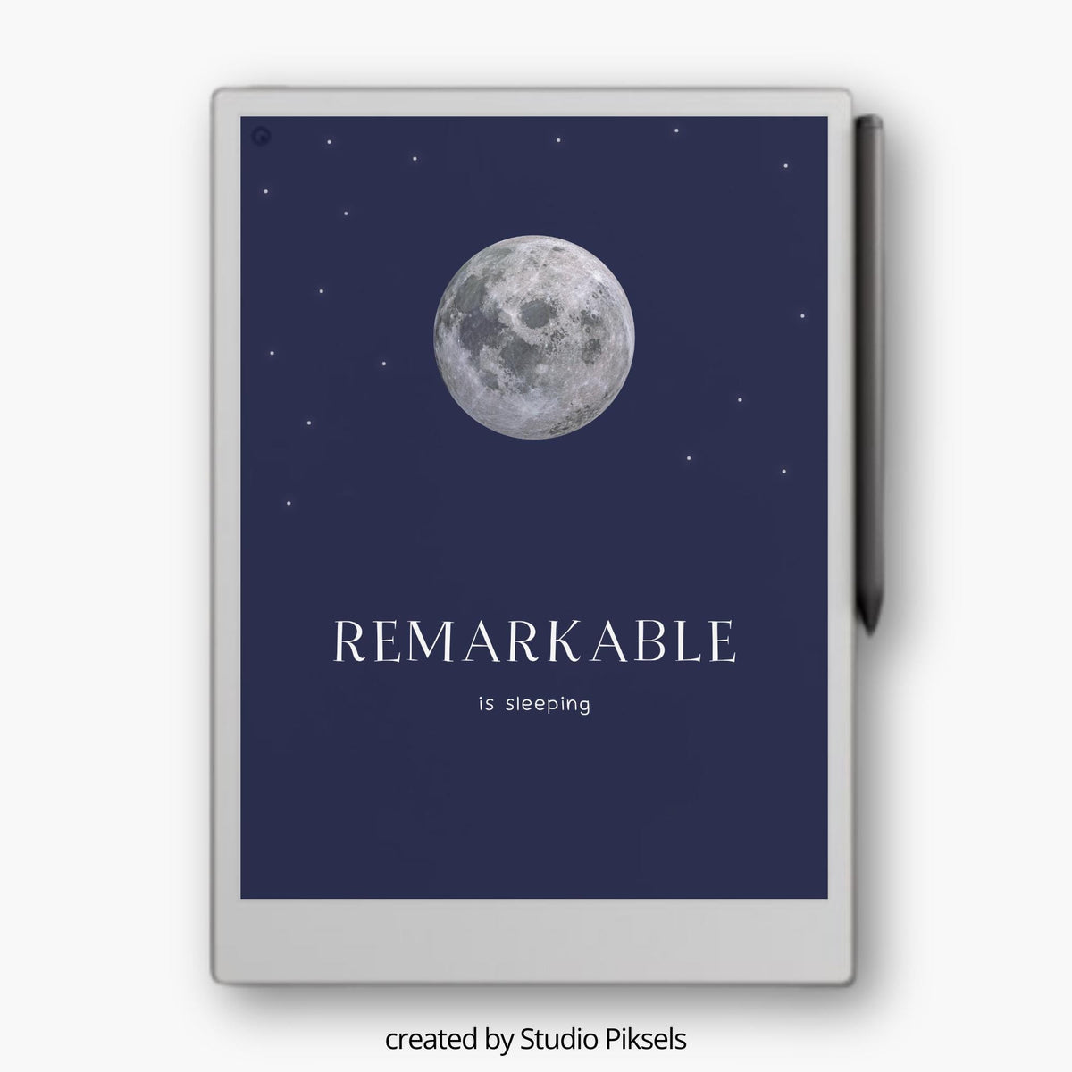 Sleep Screen for reMarkable Paper Pro With Night Sky