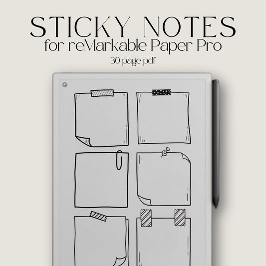 Sticky Notes for reMarkable Paper Pro