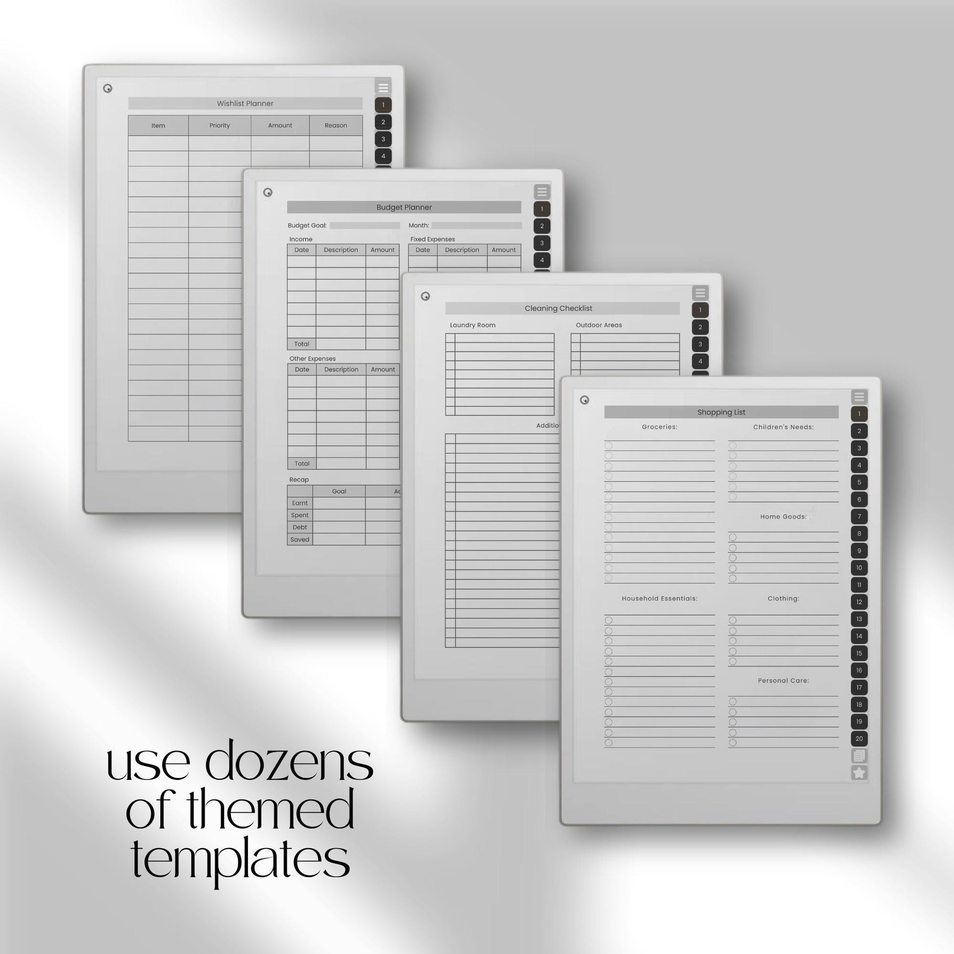 Build a custom infinite digital notebook using hyperlinked templates on reMarkable Paper Pro.