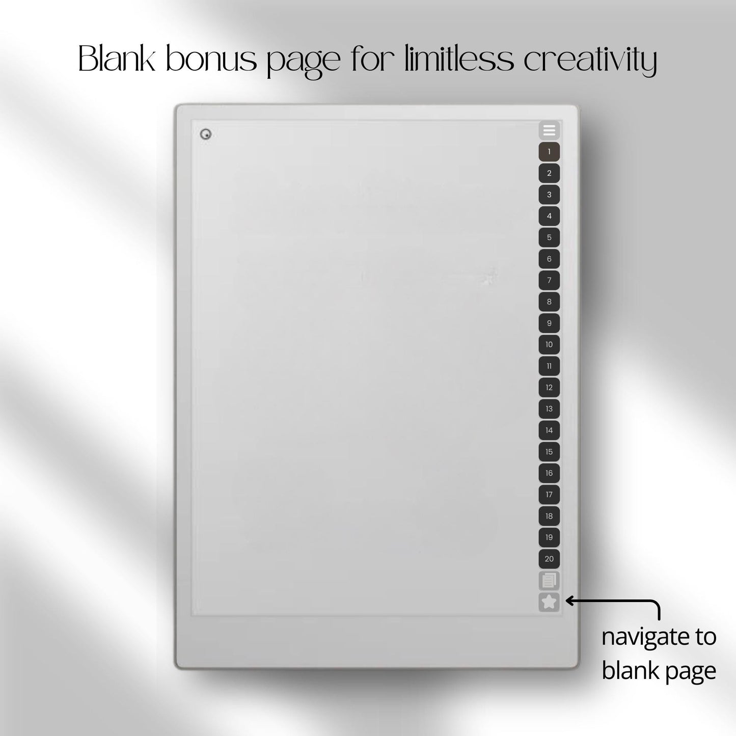 Build a custom infinite digital notebook using hyperlinked templates on reMarkable Paper Pro.