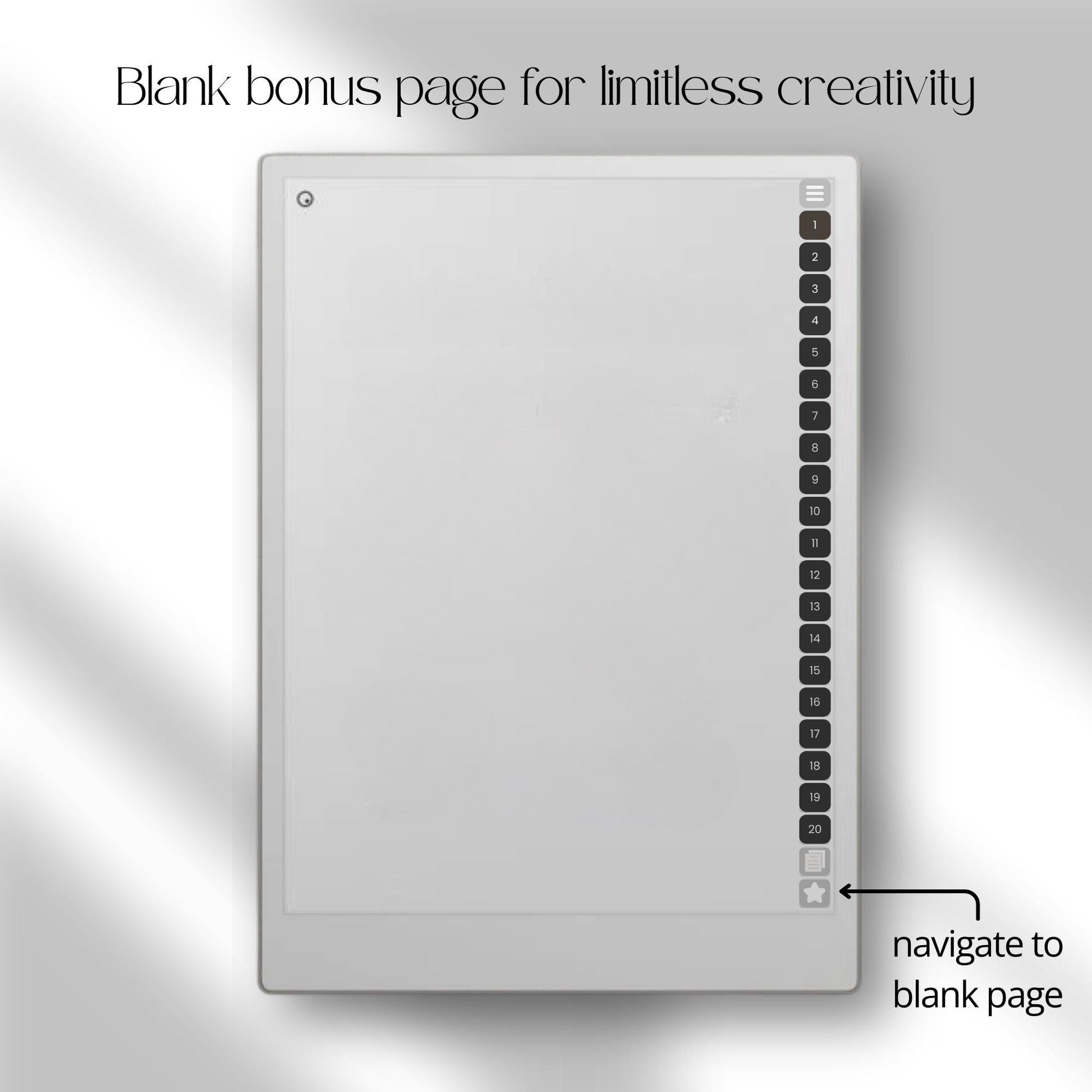 Build a custom infinite digital notebook using hyperlinked templates on reMarkable Paper Pro.