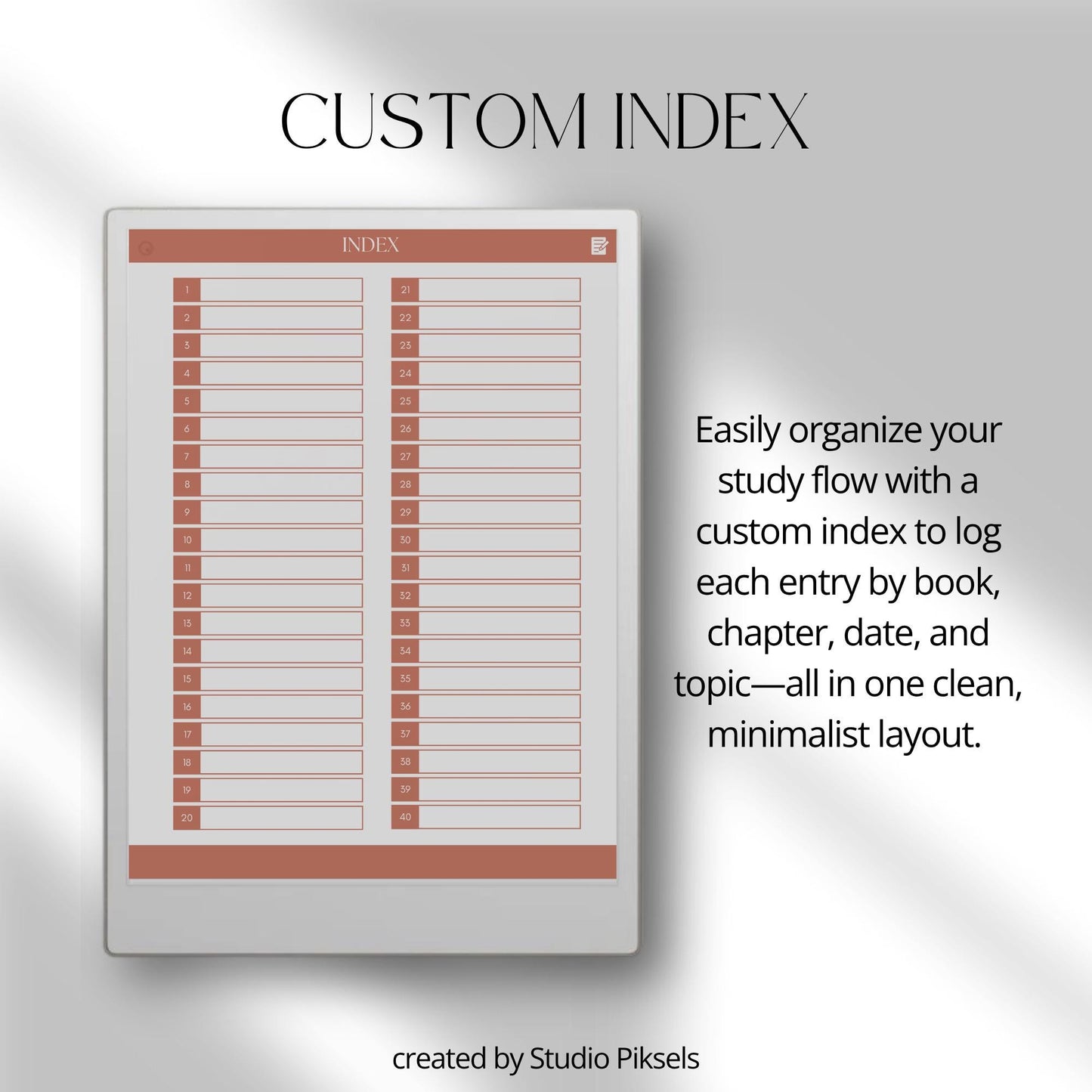 Daily Bible study journals for reMarkable Paper Pro with hyperlinked study pages.