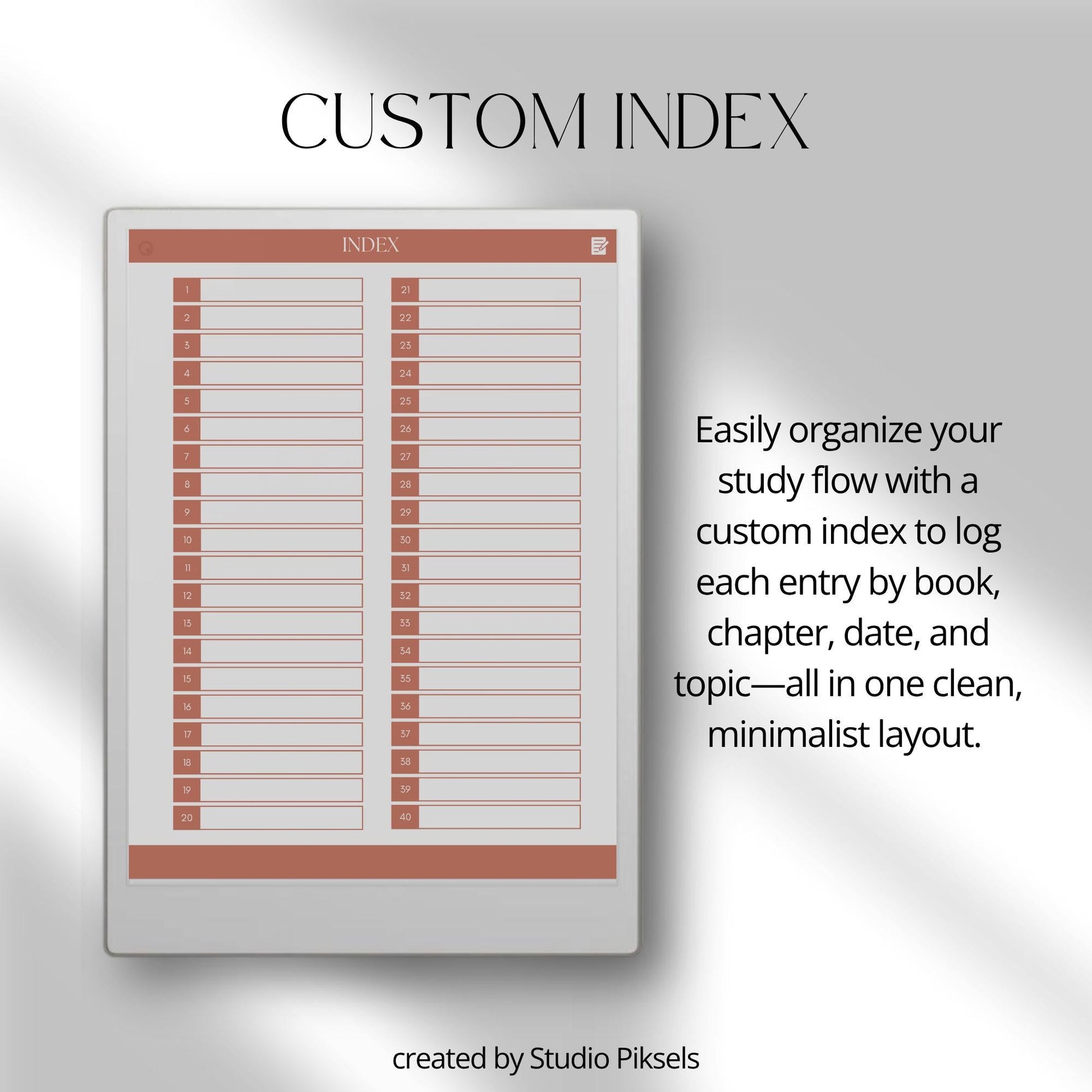 Daily Bible study journals for reMarkable Paper Pro with hyperlinked study pages.