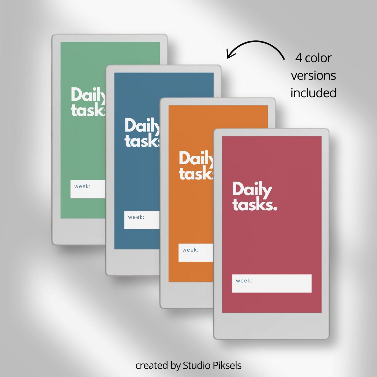 Plan daily tasks and priorities using a hyperlinked daily planner on reMarkable Paper Pro Move.