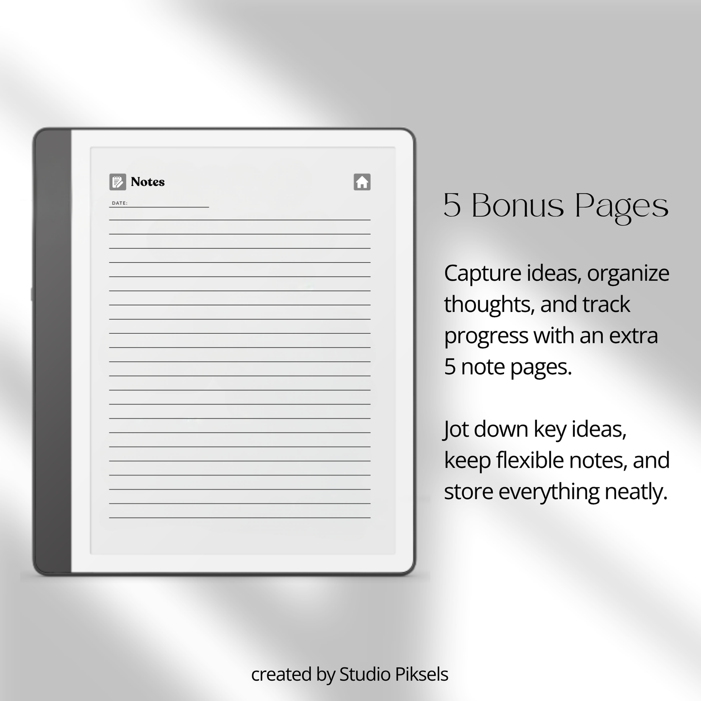 30-Day Dream Journal for Kindle Scribe featuring 30 daily dream journal pages, dream reflection, recurring symbol tracking, and a monochrome hyperlinked PDF layout.