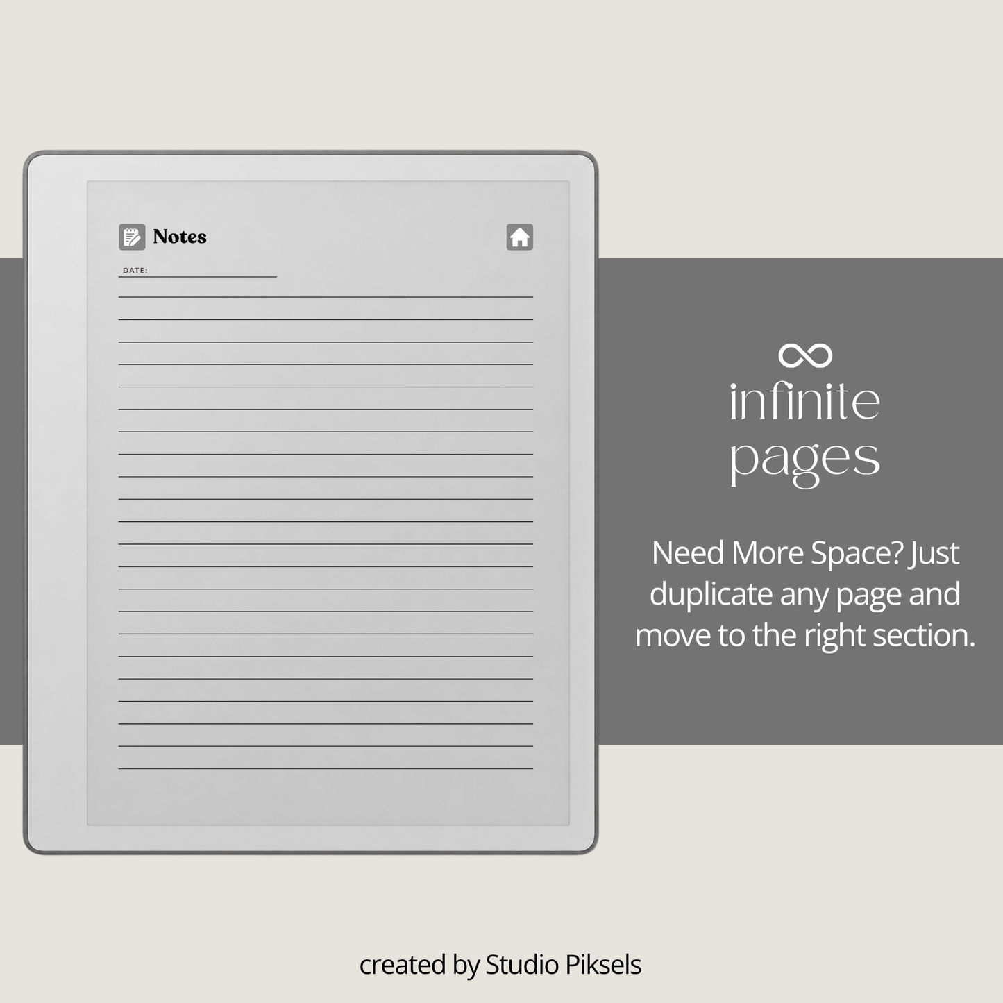 30-Day Dream Journal for reMarkable 2 and reMarkable Paper Pure featuring 30 daily dream journal pages, dream reflection, recurring symbol tracking, and a monochrome hyperlinked PDF layout.