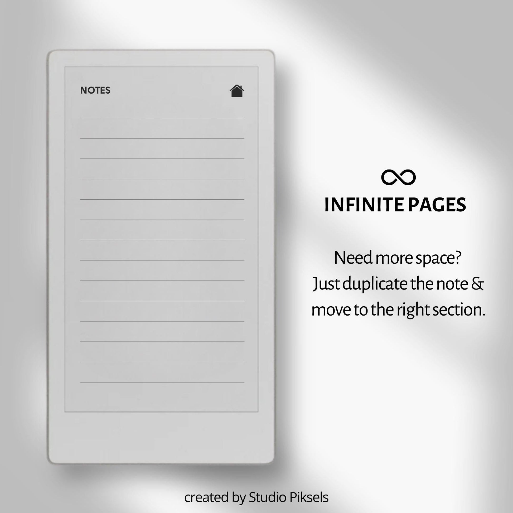 Fitness and health planner for reMarkable Paper Pro Move used to track workouts, body measurements, calories, hydration, and daily health habits.