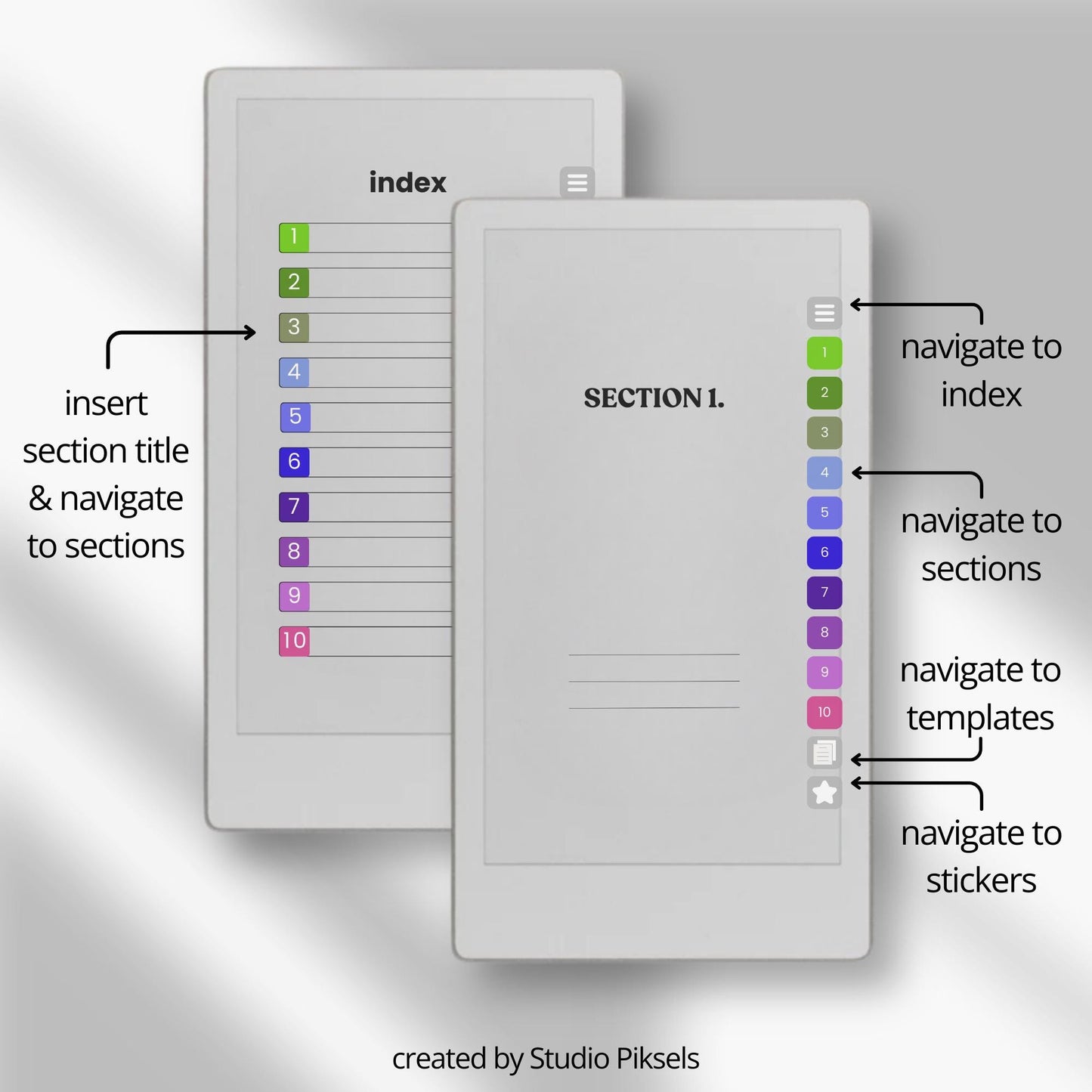 Create and organize meeting notes using a hyperlinked infinite notebook on reMarkable Paper Pro Move.