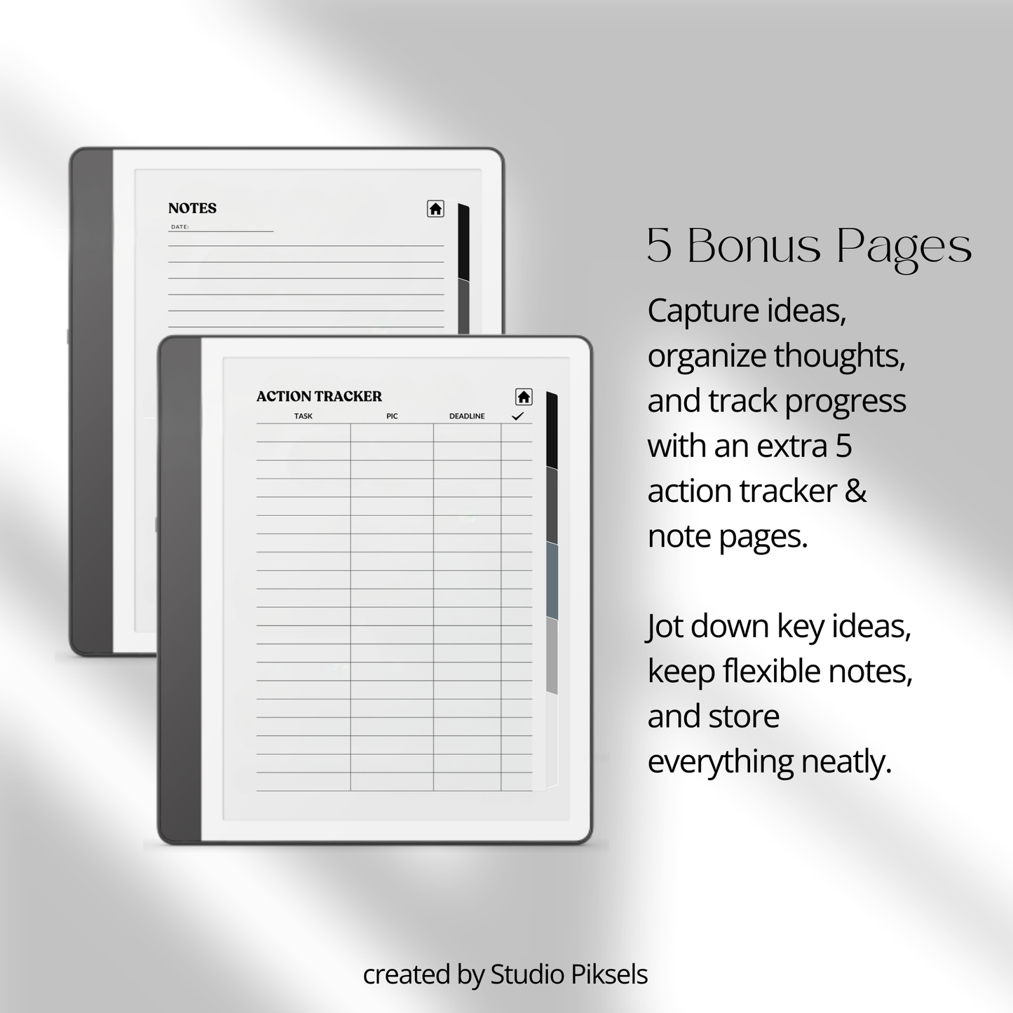 XL Meeting Notes Notebook for Kindle Scribe