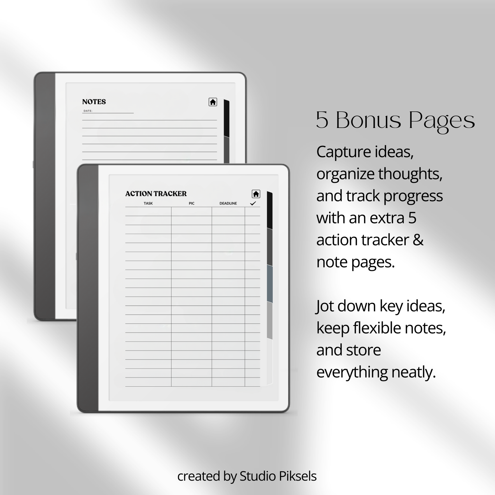 XL Meeting Notes Notebook for Kindle Scribe