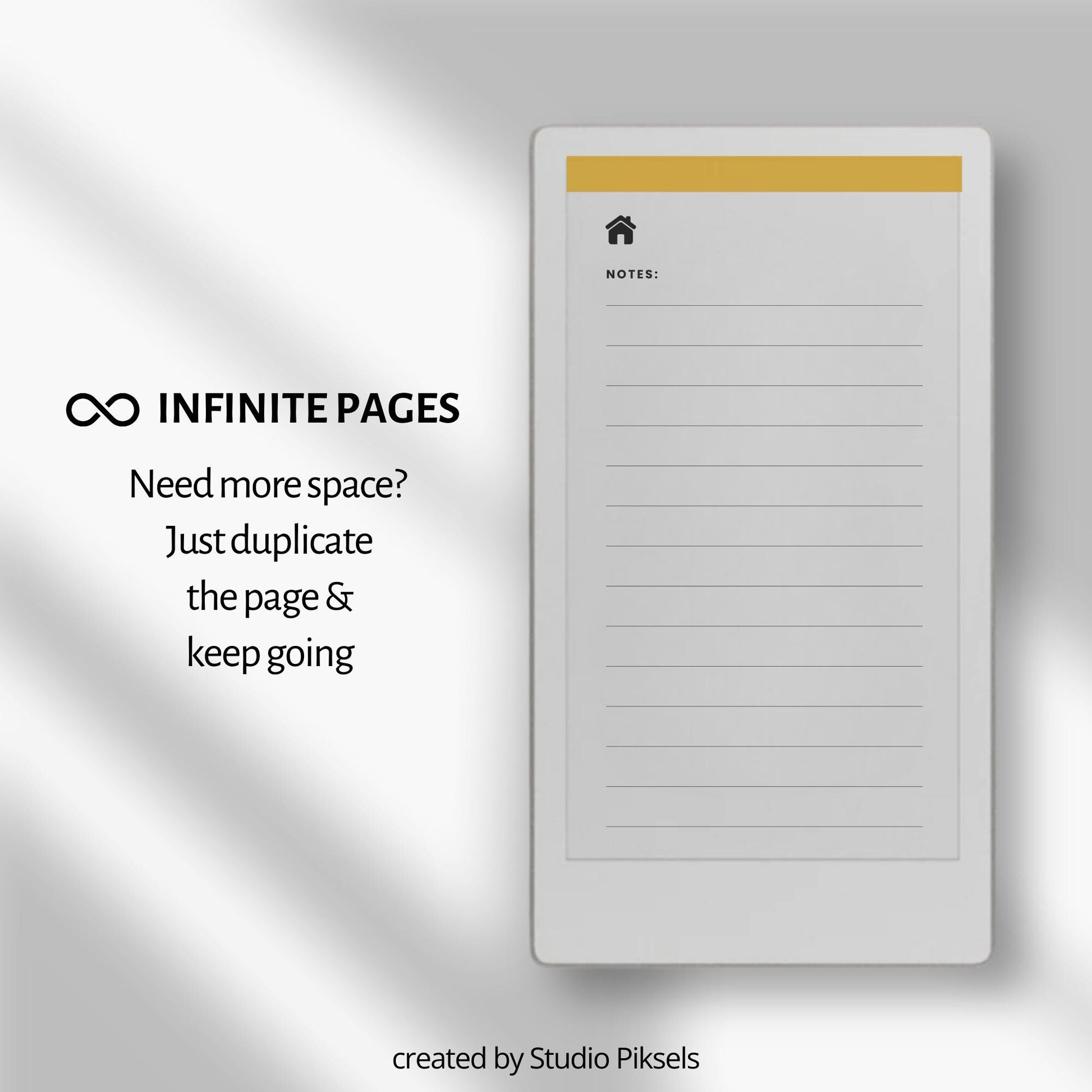 Record meeting agendas, notes, and decisions using a structured meeting minutes notebook on reMarkable Paper Pro Move.