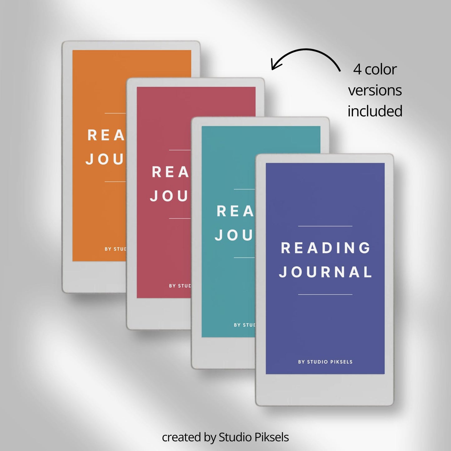 Reading journal for reMarkable Paper Pro Move used to track reading lists, write book reviews, and reflect on completed books.