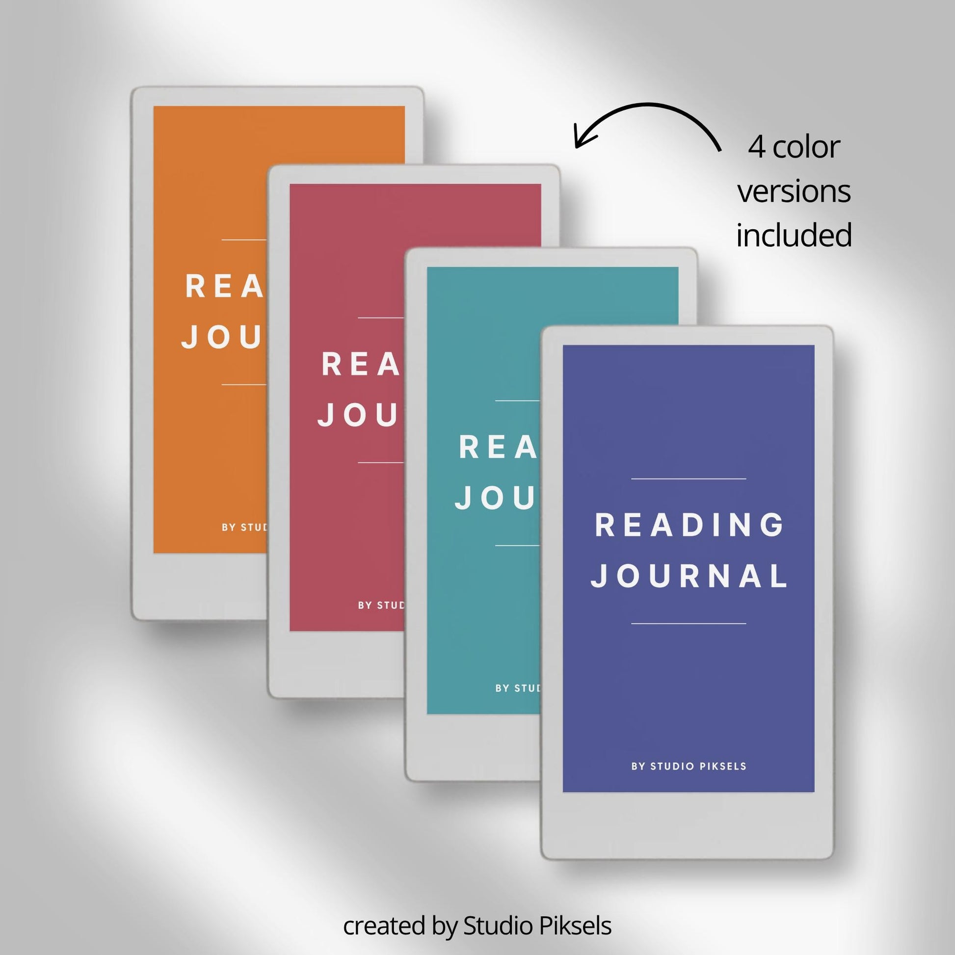 Reading journal for reMarkable Paper Pro Move used to track reading lists, write book reviews, and reflect on completed books.